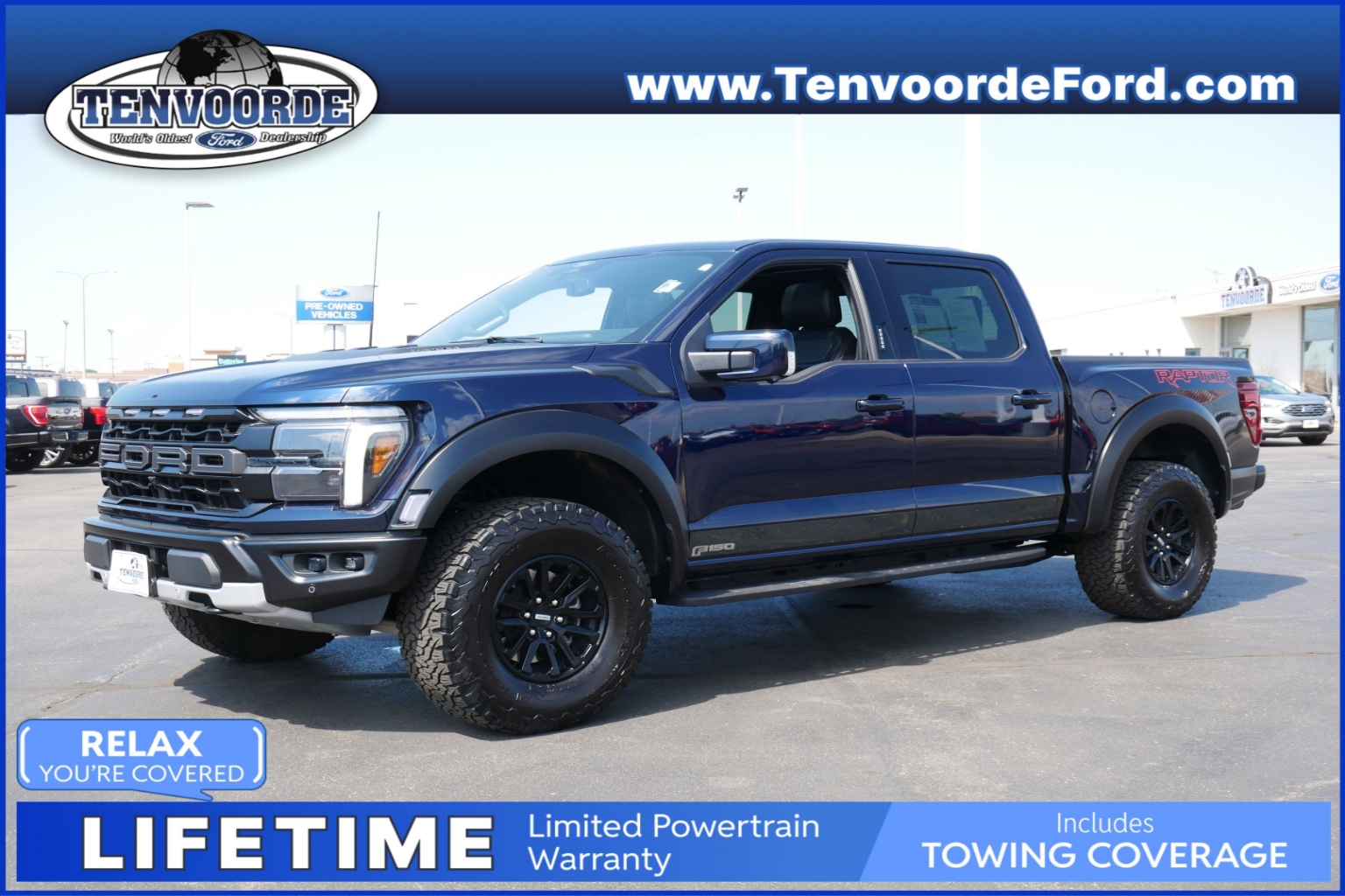 Used 2024 Ford F-150 Raptor with VIN 1FTFW1RG8RFA37211 for sale in Saint Cloud, Minnesota
