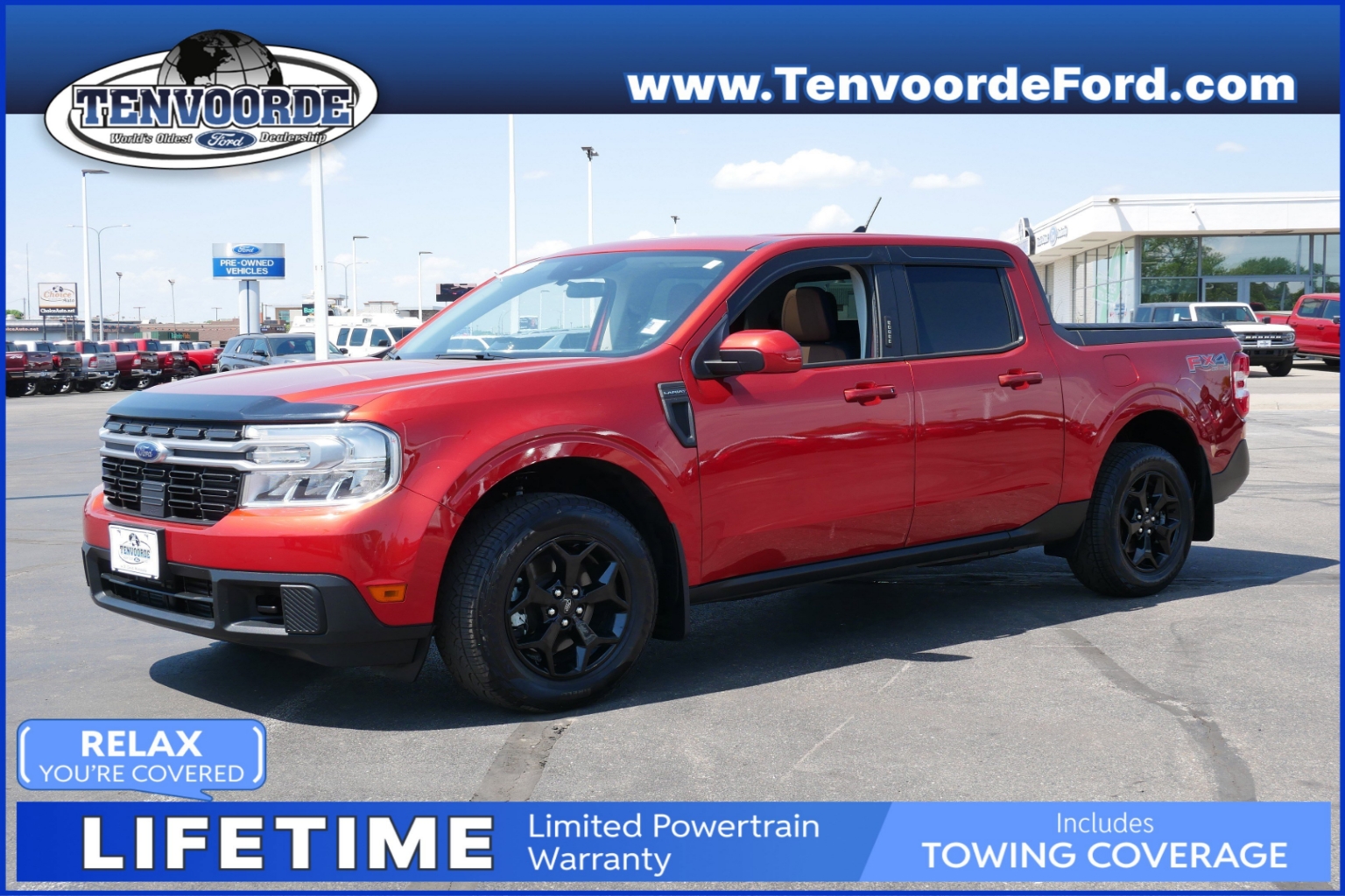 Used 2022 Ford Maverick Lariat with VIN 3FTTW8F90NRA71741 for sale in Saint Cloud, Minnesota