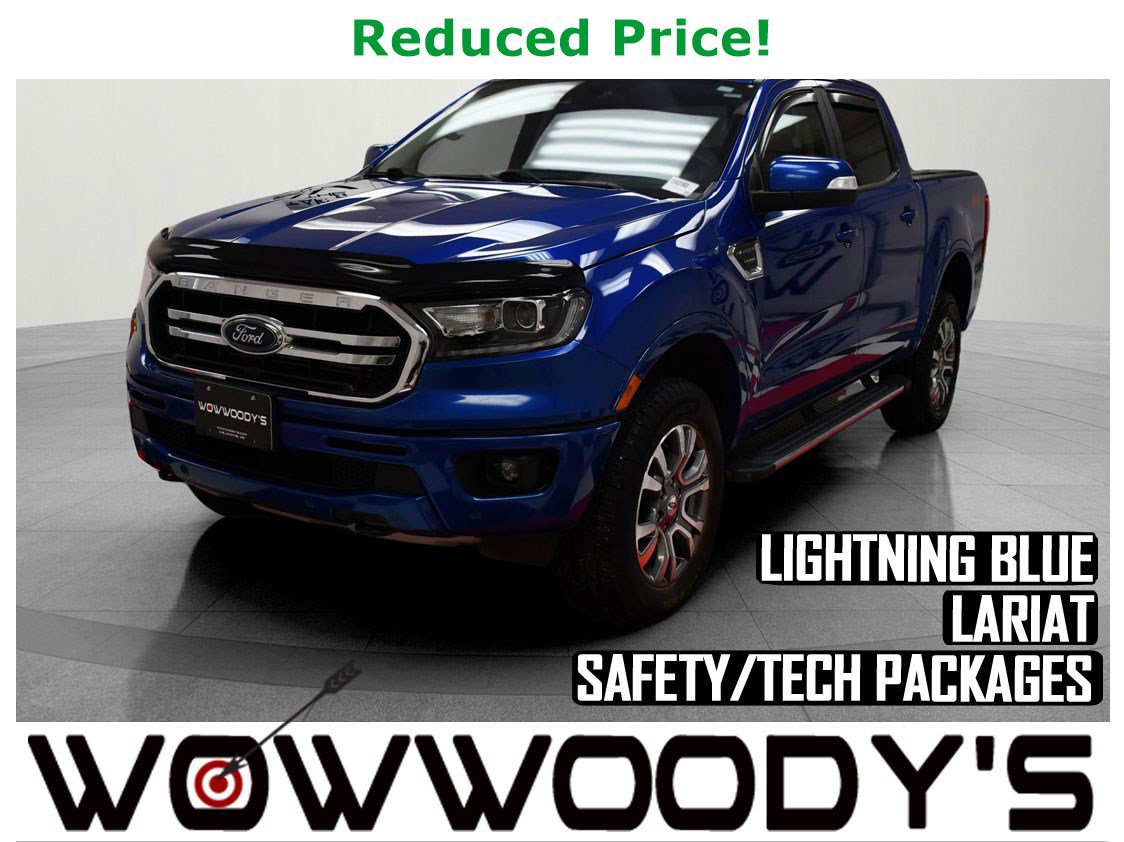 Used 2019 Ford Ranger LARIAT Crew Cab 4X4 2.3L I4 EcoBoost® FX4 OFF Road Package Trailer Tow Package Leather Heated Seats