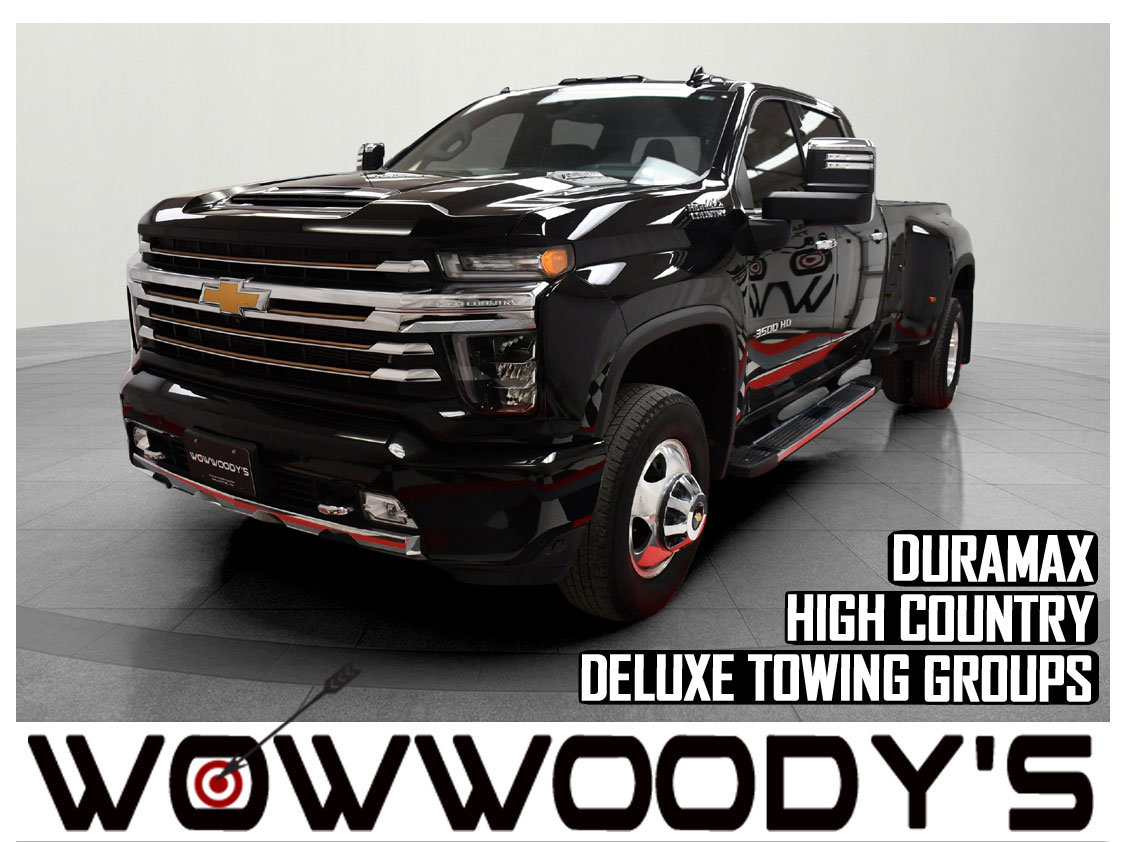 Used 2021 Chevrolet Silverado 3500HD High Country Crew Cab 4X4 6.6L V8 Duramax Turbo Diesel High Country Deluxe Gooseneck 5th Wheel Hitch Bed Liner