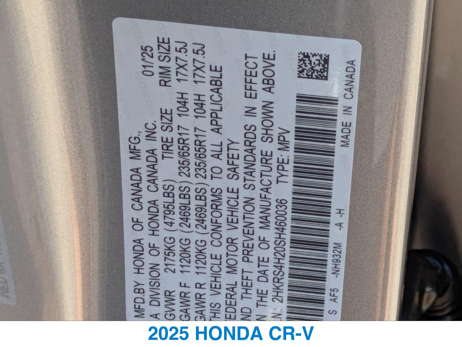 2025 Honda CR-V LX photo 26