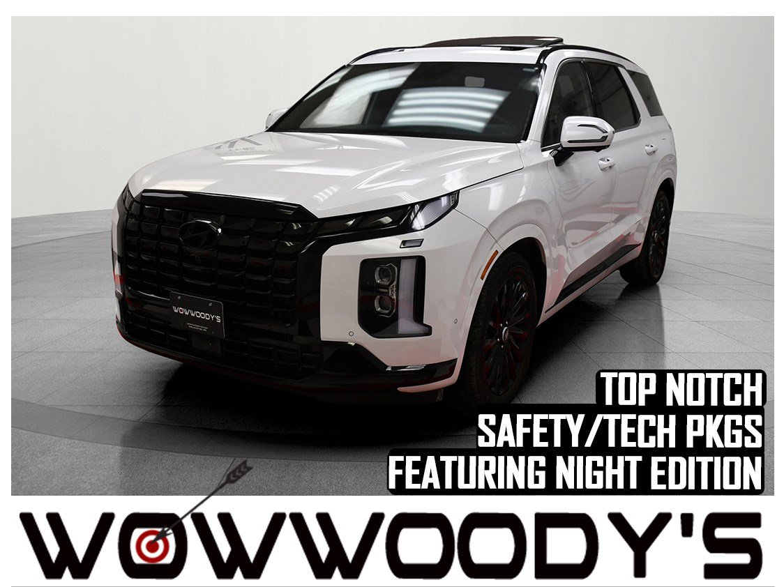 Used 2024 Hyundai Palisade Calligraphy Night Edition AWD 3.8L V6 Dual Pane Sunroof Heated Cooled Massaging Seats Navigation Third Row Seating