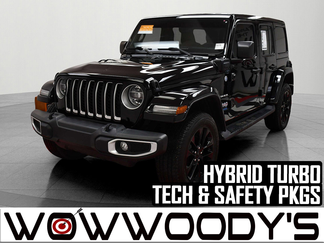 Used 2021 Jeep Wrangler 4XE Unlimited Sahara 4X4 2.0L I4 Turbo PHEV Body Color Hard TOP Cold Weather Group Safety Group