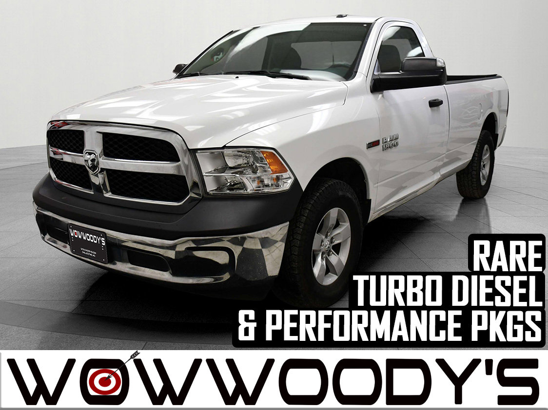 Used 2016 RAM 1500 Tradesman Reg Cab 4X4 3.0L V6 Tow Package Bed Liner Touchscreen Media Center