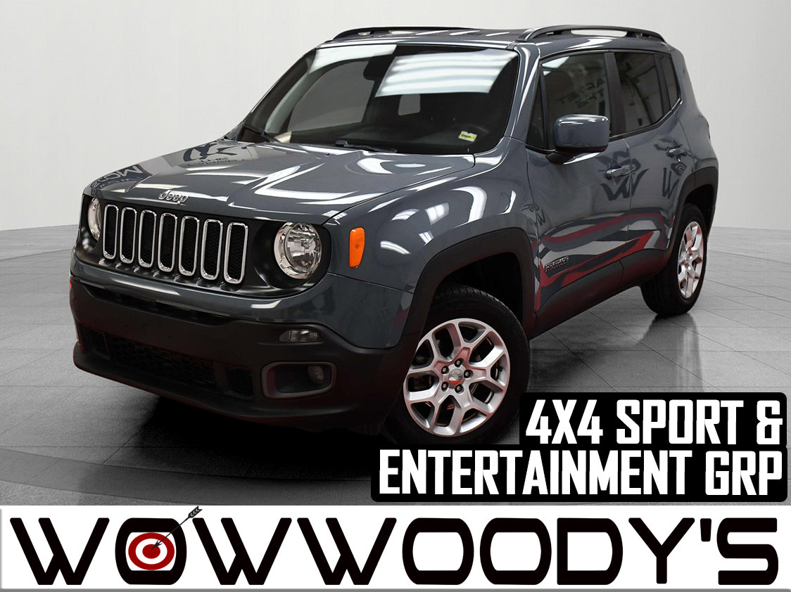 Used 2018 Jeep Renegade Latitude 4X4 2.4L I4 M-AIR Engine Touch Screen Media Center Backup Camera Remote Start