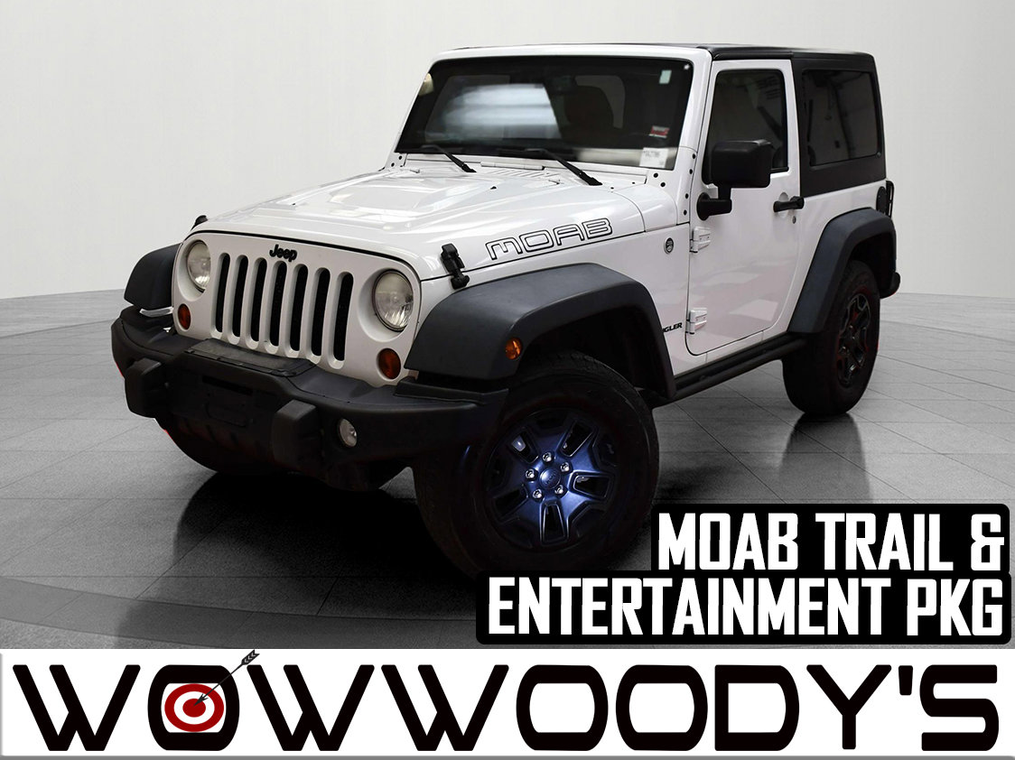 Used 2013 Jeep Wrangler Moab 4X4 3.6L V6 24M Preferred Package Hard TOP Convertible Tow Package Leather Heated Seats