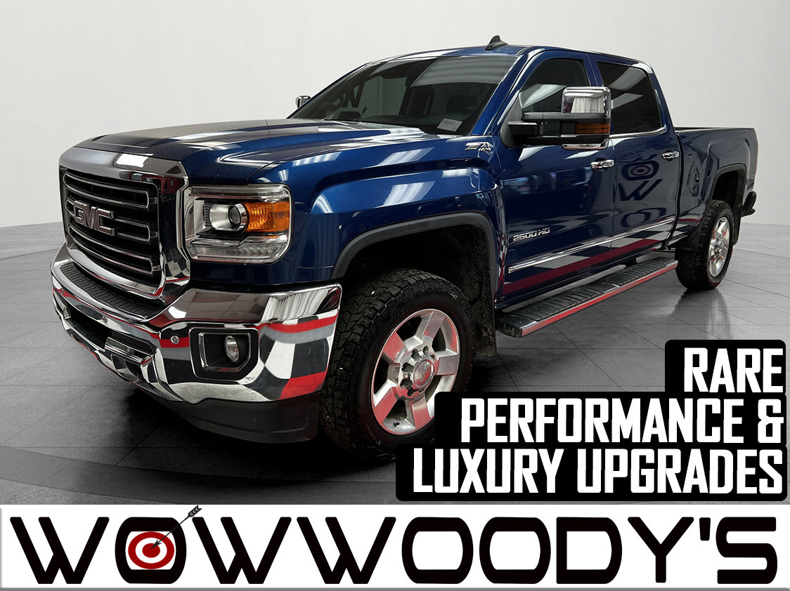Used 2016 GMC Sierra 2500HD SLT Crew Cab 4X4 6.0L V8 Premium Plus Package Tow Package Bed Liner