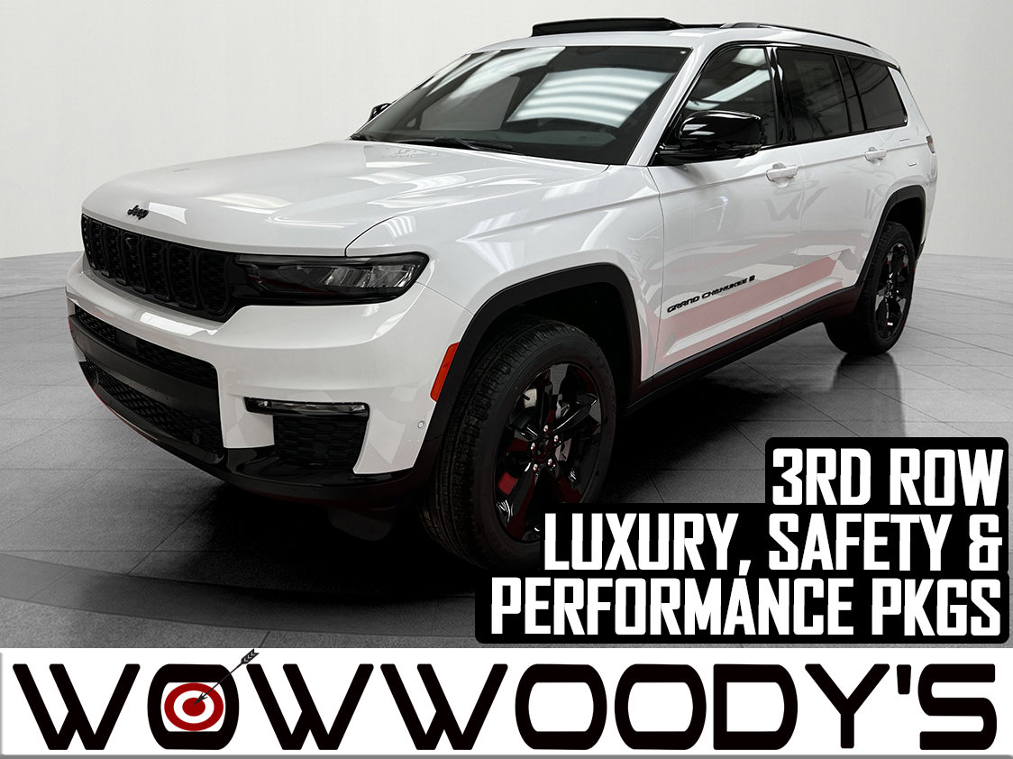 New 2025 Jeep Grand Cherokee L Limited 4X4 3.6L V6 Panoramic Sunroof Luxury Tech Group Leather Heated Ventilated Seats Third Row Seating