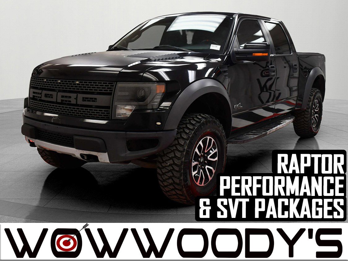Used 2013 Ford F-150 SVT Raptor Crew Cab 4X4 6.2L V8 Equipment Group 801A Sunroof Tow Package Bed Liner Running Boards