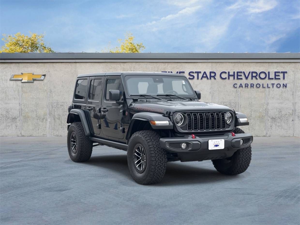 Used 2024 Jeep Wrangler 4-Door Rubicon with VIN 1C4RJXFG6RW266327 for sale in Carrollton, TX