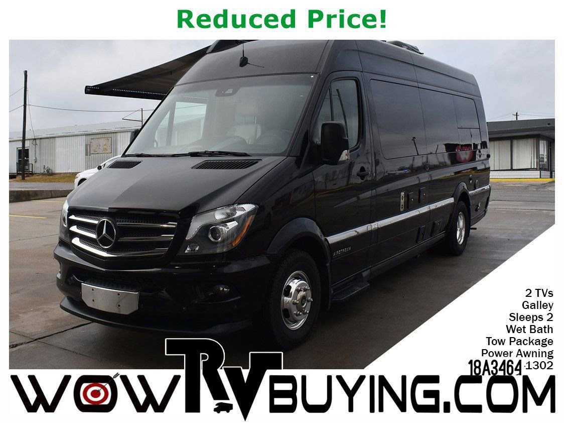 Used 2018 Airstream Interstate EXT Grand Tour 3500XD Standard Roof V6 170 Sleeps 2! Awning Galley WET Bath Tow Package