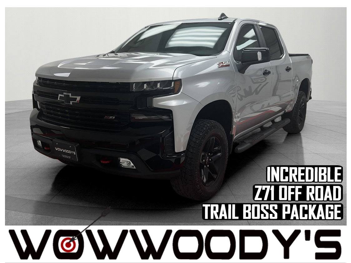 Used 2020 Chevrolet Silverado 1500 LT Trail Boss Crew Cab 4X4 5.3L Ecotec3 V8 Convenience Package I AND II Safety Package I Bed Protection Package