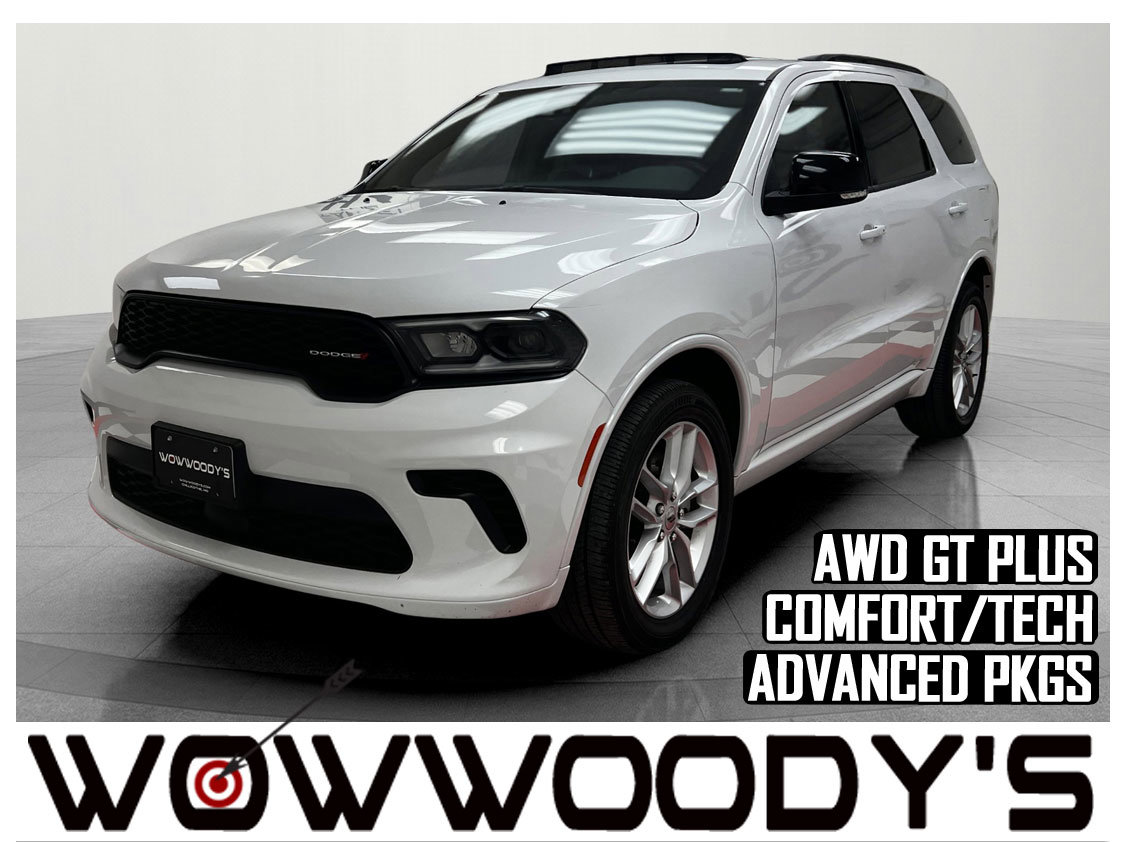 Used 2024 Dodge Durango GT Plus AWD 3.6L V6 Plus Package 2BG Sunroof Tow Package Leather Heated Cooled Seats Third Row Seating