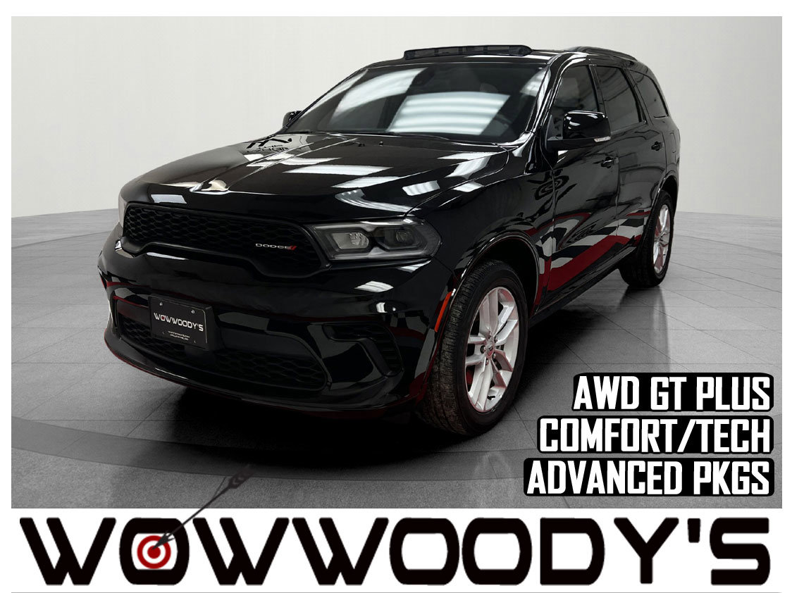 Used 2024 Dodge Durango GT Plus AWD 3.6L V6 Plus Package 2BG Sunroof Tow Package Leather Heated Cooled Seats Third Row Seating