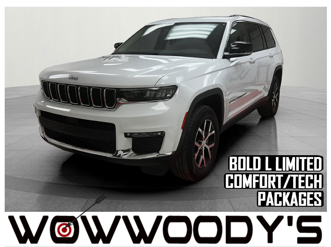 Used 2023 Jeep Grand Cherokee L Limited 4X4 3.6L V6 Leather Heated Seats Remote Start Navigation Advanced Safety Package