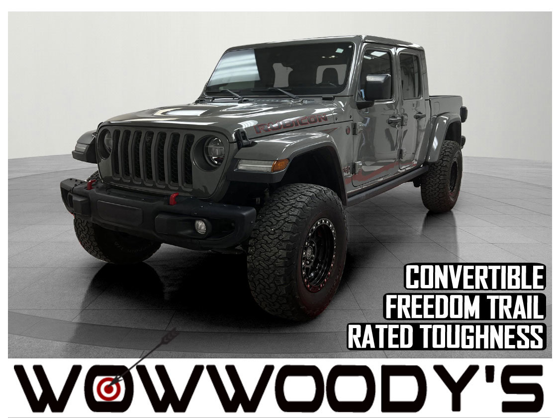 Used 2021 Jeep Gladiator Rubicon Crew Cab 4X4 3.0L V6 Turbo Diesel Hard TOP Convertible Premium Audio Group Trailer Tow Package
