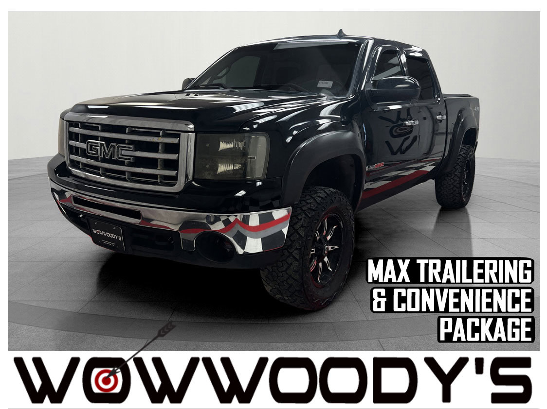 Used 2007 GMC Sierra 1500 SLT Crew Cab 4X4 6.0L V8 MAX Trailering Pack Convenience Package Bed Liner Bed Cover