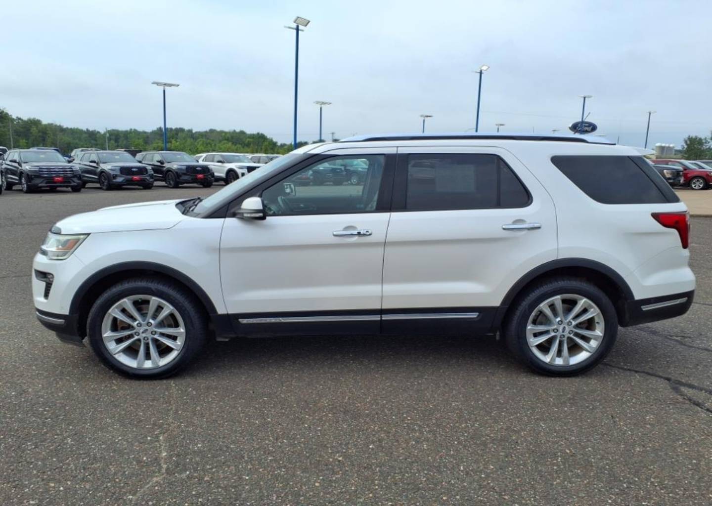 Certified 2018 Ford Explorer Limited with VIN 1FM5K8F80JGA14304 for sale in Rice Lake, WI