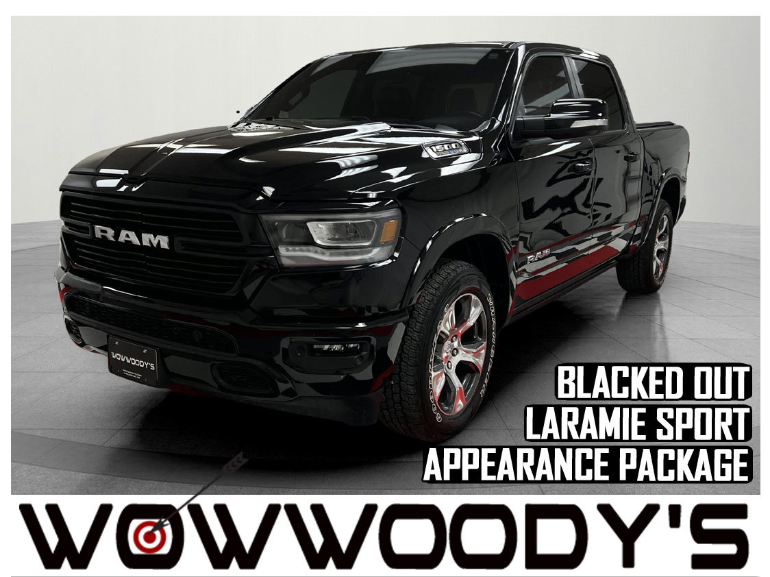 Used 2022 RAM 1500 Laramie Crew Cab 4X4 5.7L V8 HEMI eTorque Laramie Level B Group Sport Appearance Package Uconnect 5 Nav