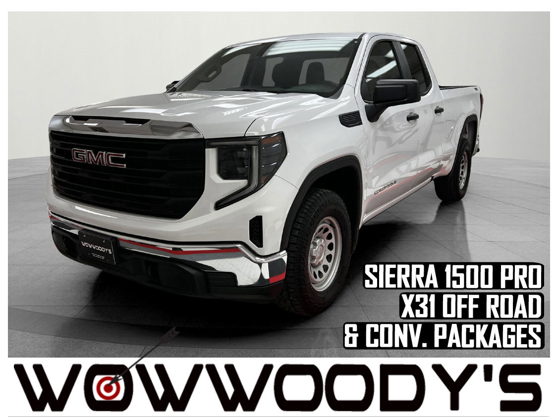 Used 2022 GMC Sierra 1500 PRO Extended Cab 4X4 5.3L Ecotec3 V8 Convenience Package X31 OFF Road Package