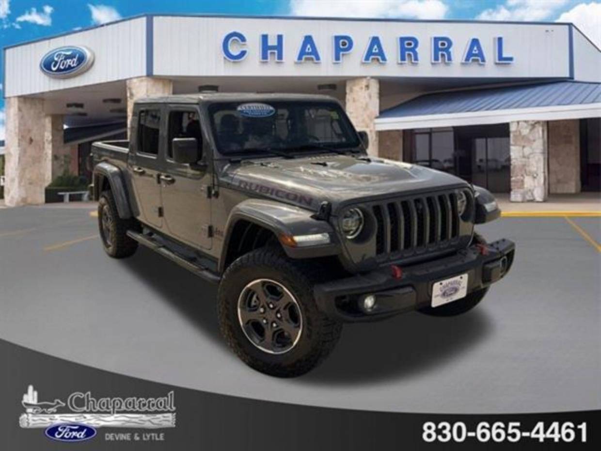 Used 2020 Jeep Gladiator Rubicon with VIN 1C6JJTBG5LL203134 for sale in Devine, TX