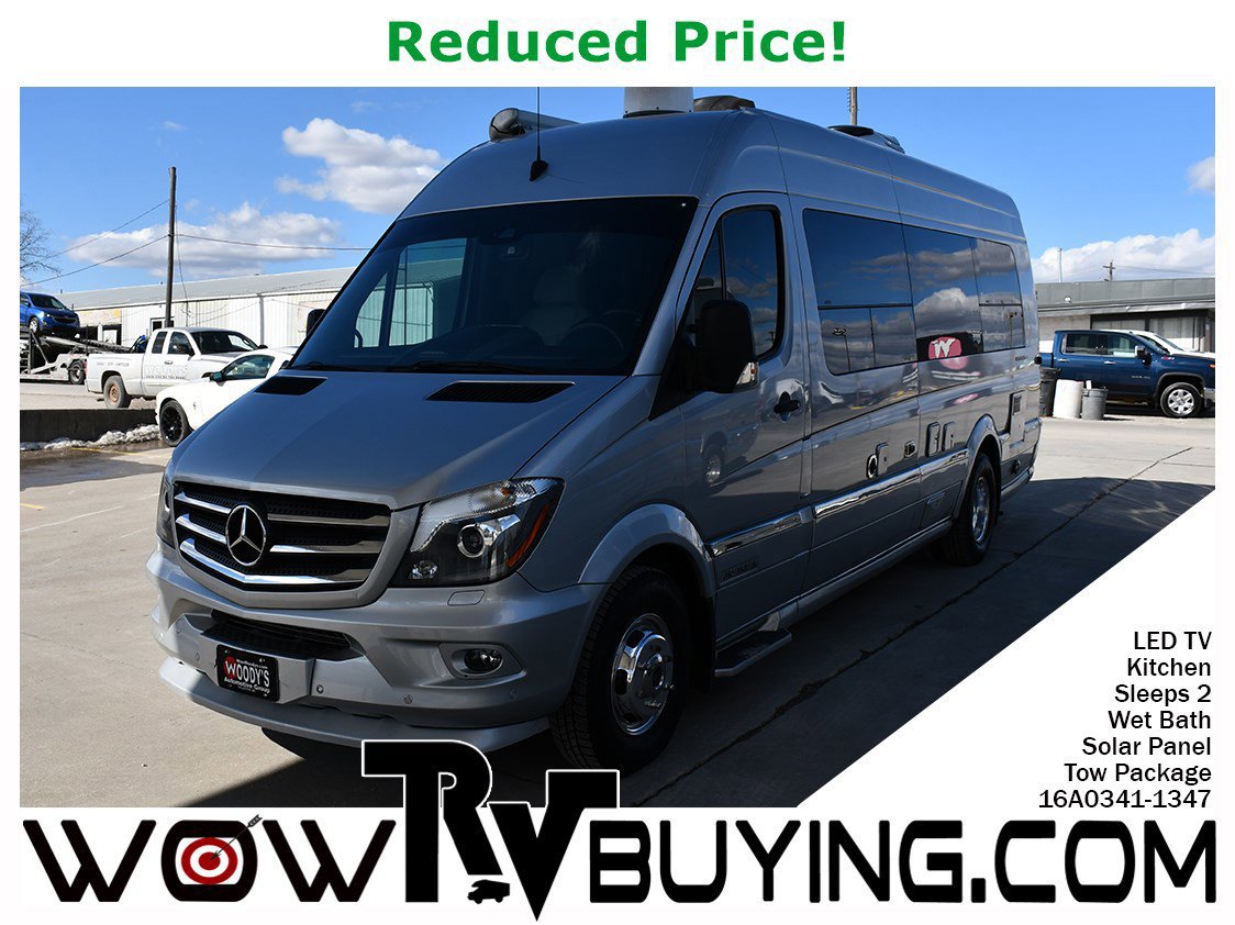 Used 2016 Airstream Interstate EXT Grand Tour Twin Sleeps 2! Power Awning Tow Package Galley WET Bath