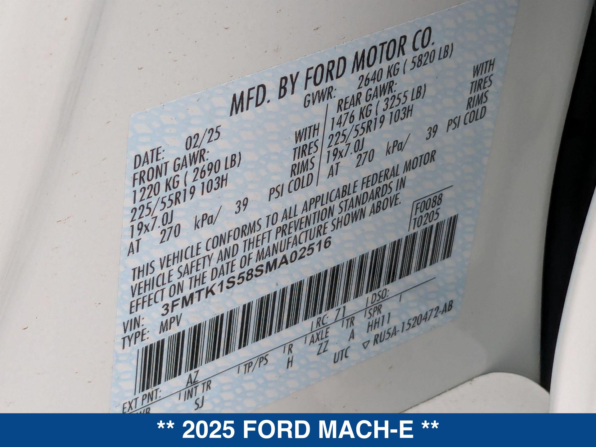 2025 Ford Mustang Mach-E Select photo 21