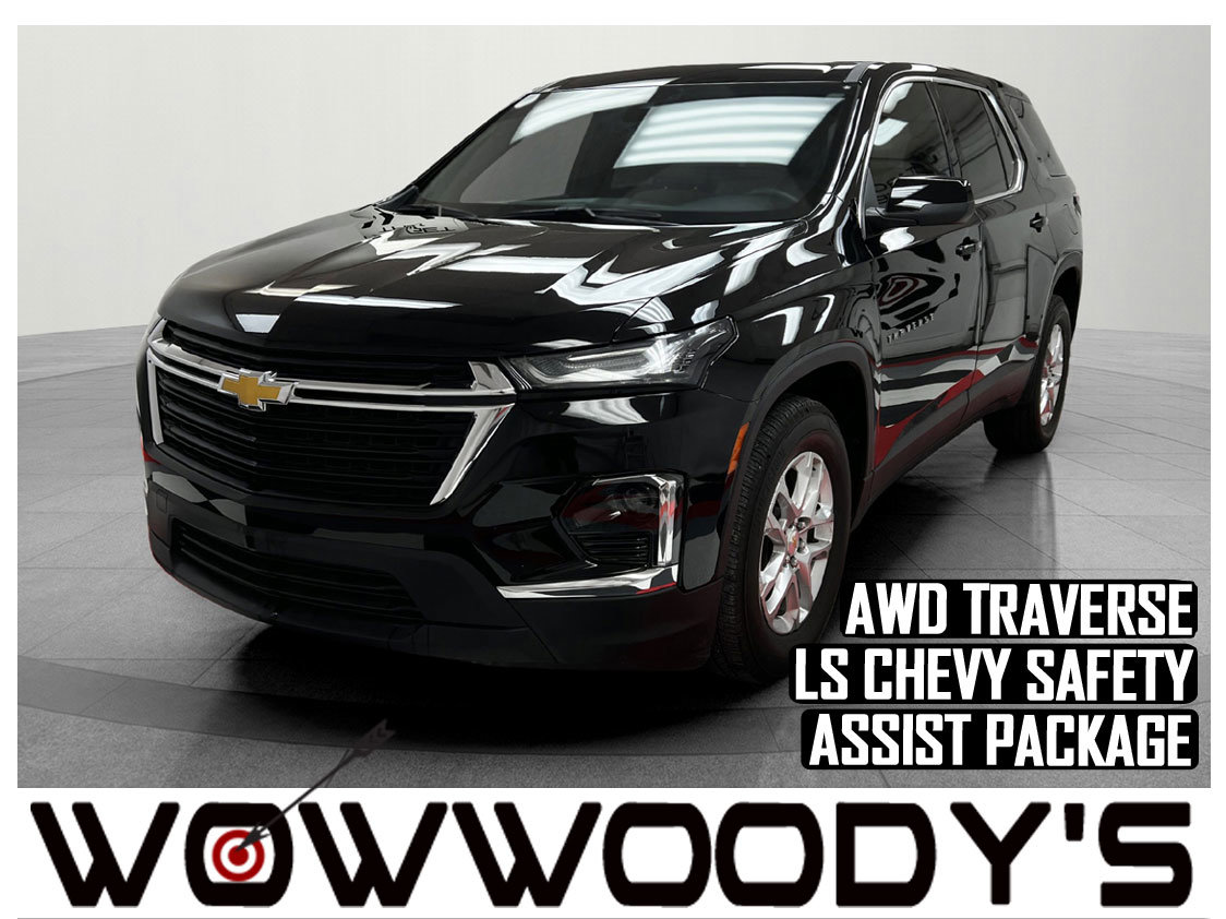 Used 2023 Chevrolet Traverse LS AWD 3.6L V6 Touch Screen Media Center Backup Camera Chevy Safety Assist Third Row Seating