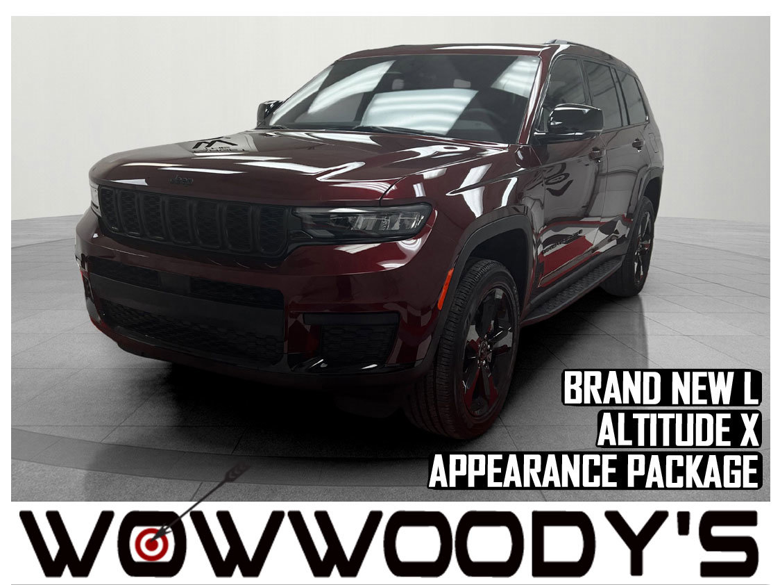 New 2025 Jeep Grand Cherokee L Altitude X 4X4 3.6L V6 Leather Heated Seats Remote Start Advanced Safety Package