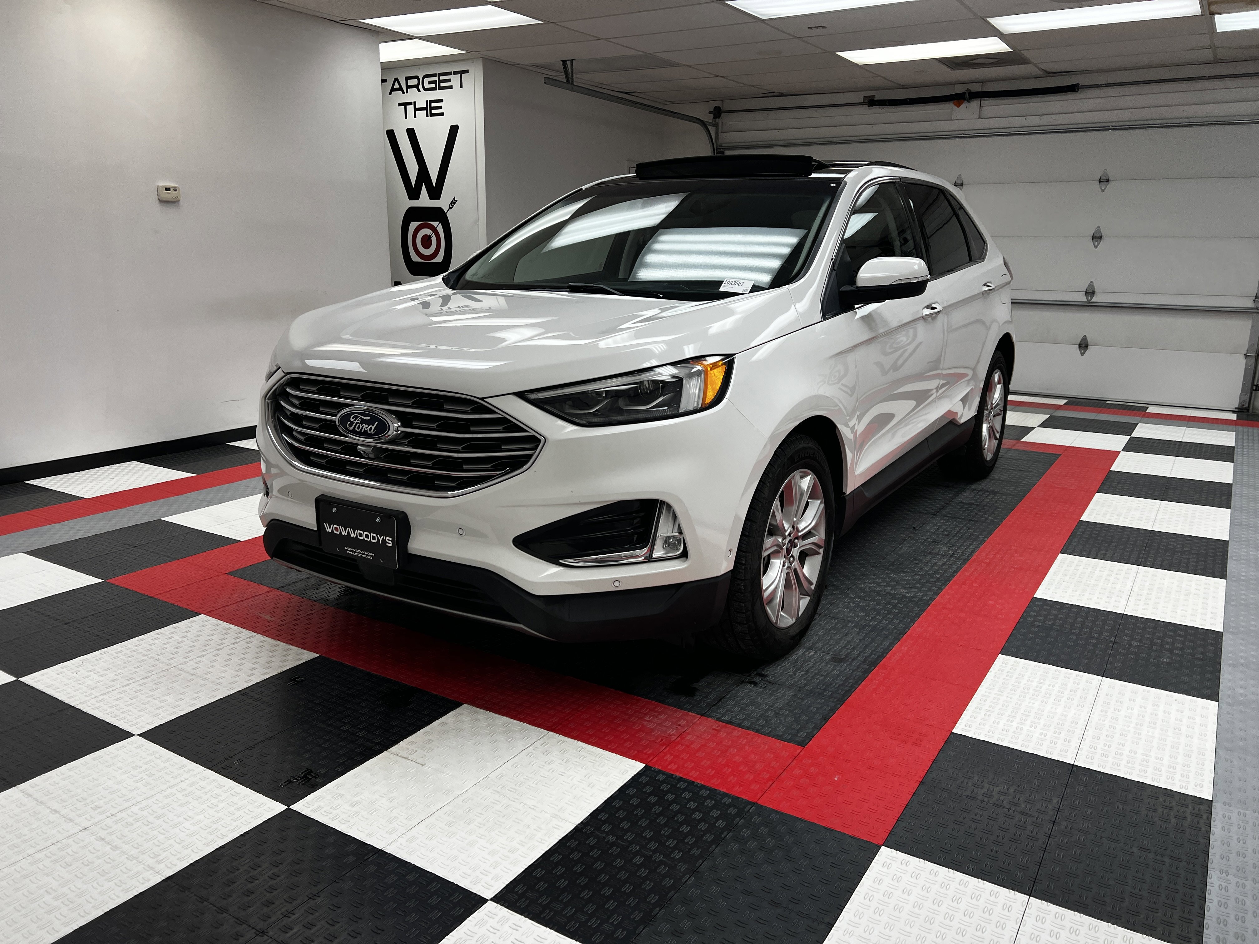 Used 2020 Ford Edge Titanium FWD 2.0L I4 Turbo 301A Equipment Group Panoramic Sunroof Leather Heated Cooled Seats Ford CoPilot360