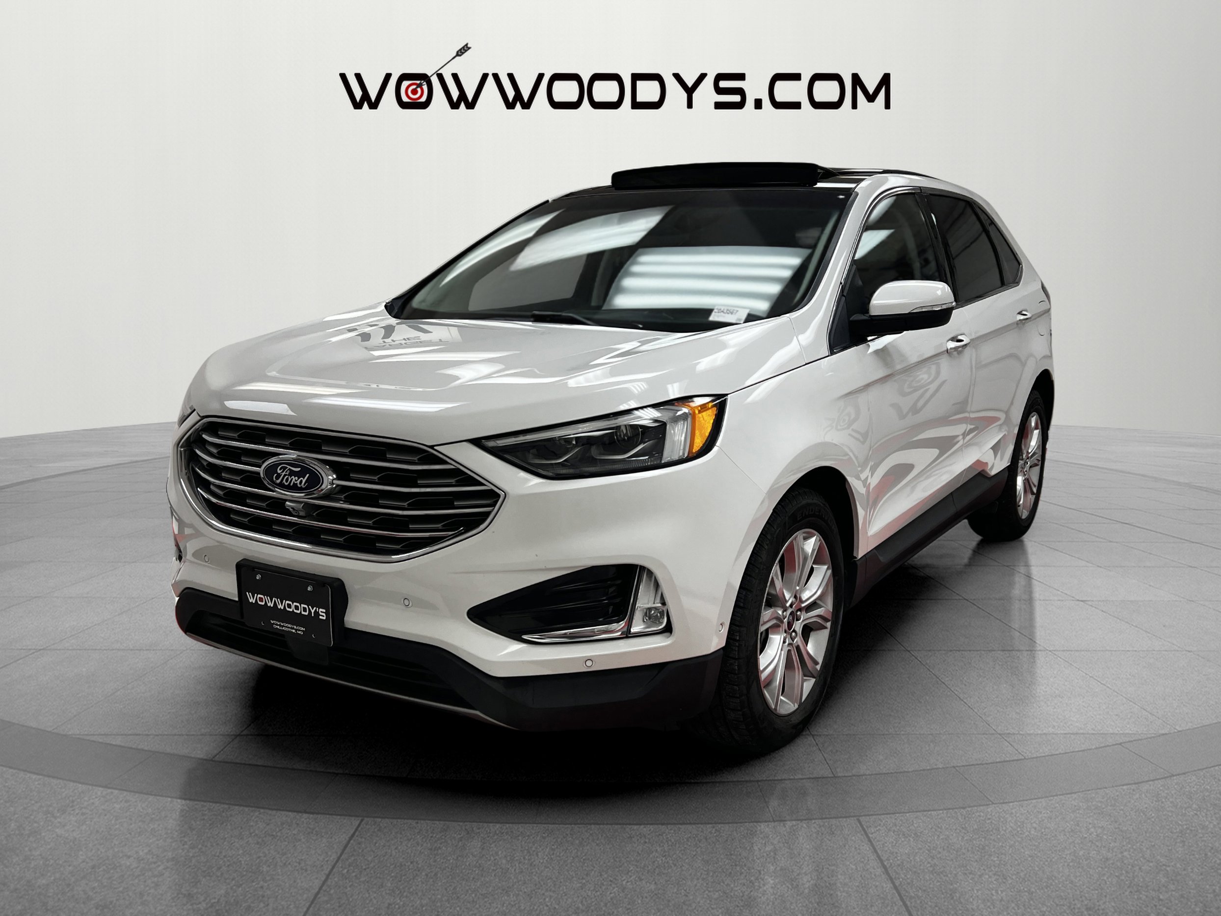 Used 2020 Ford Edge Titanium FWD 2.0L I4 Turbo 301A Equipment Group Panoramic Sunroof Leather Heated Cooled Seats Ford CoPilot360