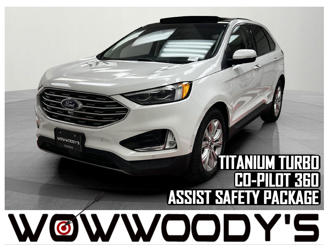 Used 2020 Ford Edge Titanium FWD 2.0L I4 Turbo 301A Equipment Group Panoramic Sunroof Leather Heated Cooled Seats Ford CoPilot360
