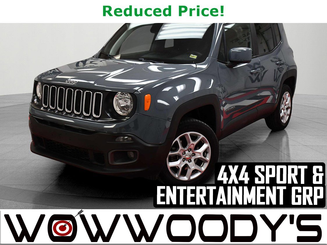 Used 2018 Jeep Renegade Latitude 4X4 2.4L I4 M-AIR Engine Touch Screen Media Center Backup Camera Remote Start