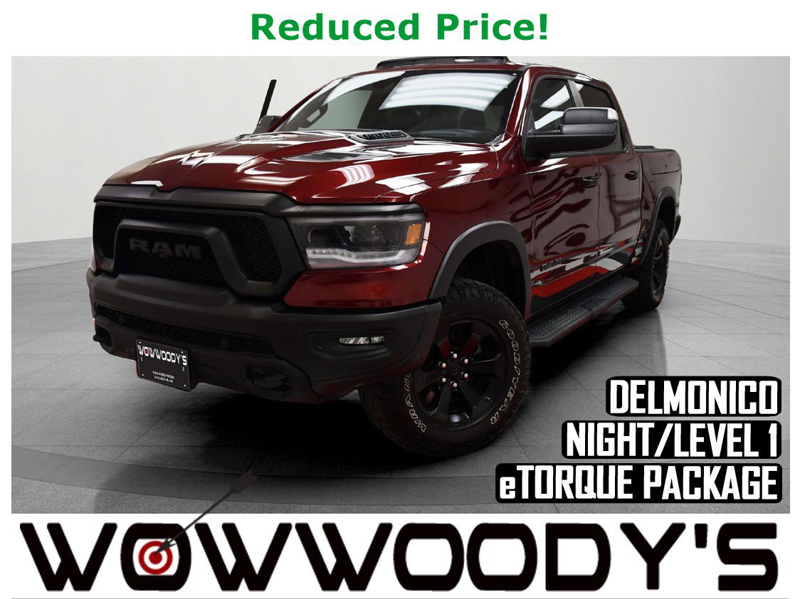 Used 2023 RAM 1500 Rebel Crew Cab 4X4 5.7L V8 HEMI eTorque Rebel Level 2 Equip GRP Night Edition Trailer Tow Edition