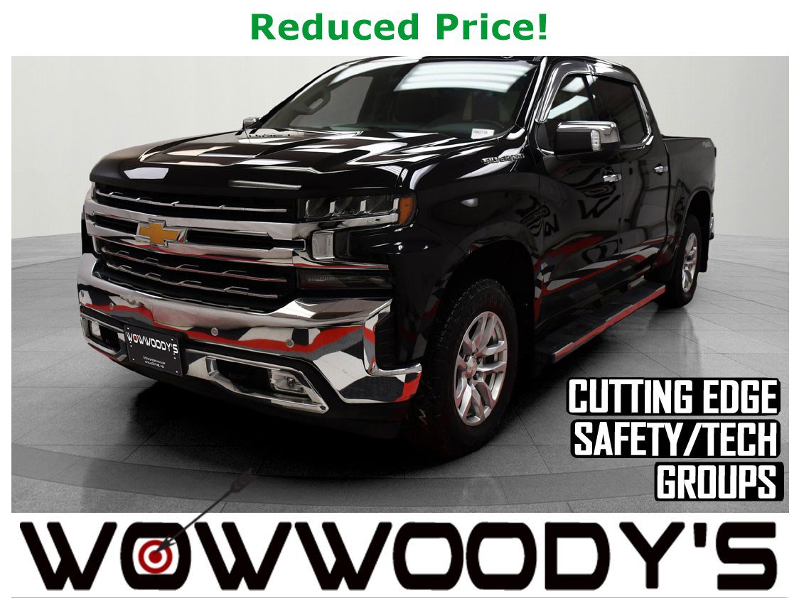Used 2019 Chevrolet Silverado 1500 LTZ Crew Cab 4X4 5.3L V8 LTZ Plus Package Tow Package Bed Liner Safety Package