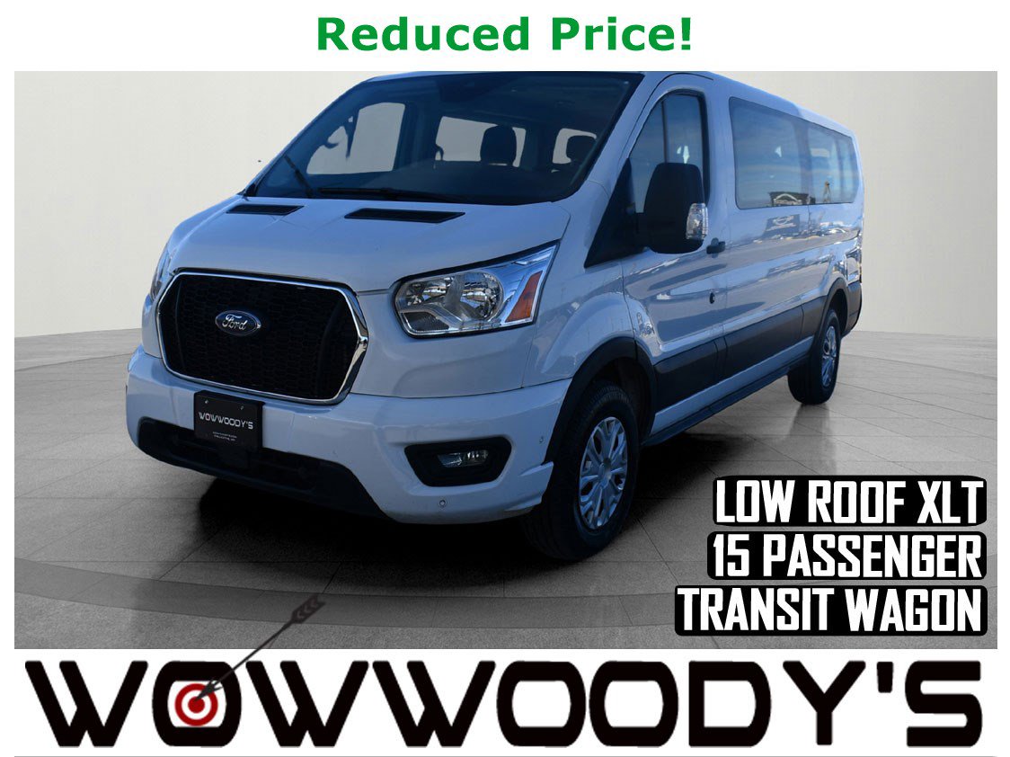 Used 2022 Ford Transit Passenger Wagon XLT 3.5L V6 15 Passengers SYNC4 Media Center Blind Spot Assist 1.0