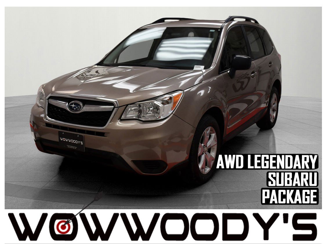 Used 2015 Subaru Forester 2.5I AWD 2.5L H4 Alloy Wheel Package Backup Camera 32MPG