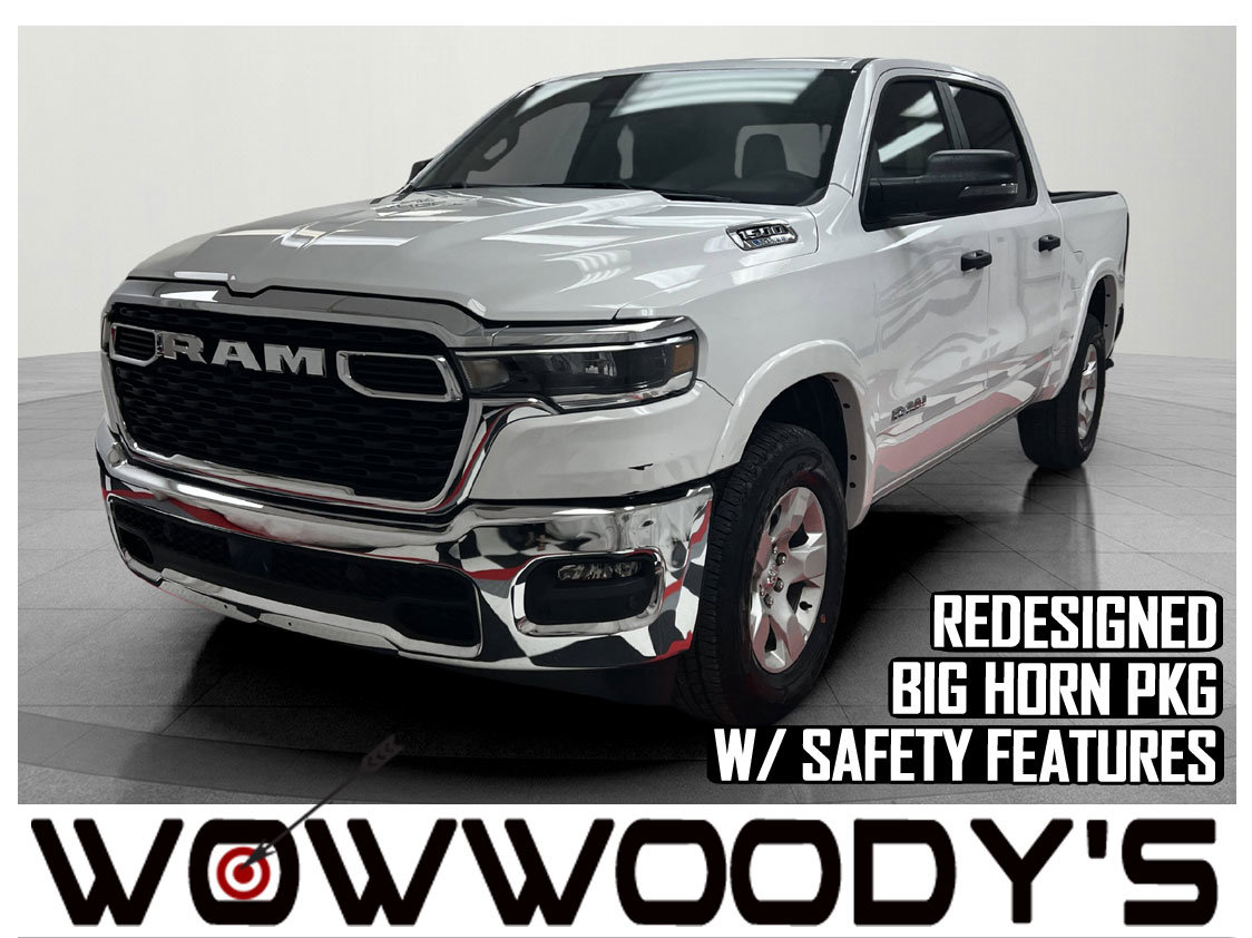 Used 2025 RAM 1500 BIG Horn Crew Cab 4X4 3.6L V6 BIG Horn Level 1 Group Bed Utility Group Bed Liner Advanced Safety Package