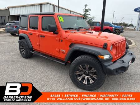 2018 Jeep Wrangler Unlimited Sport S