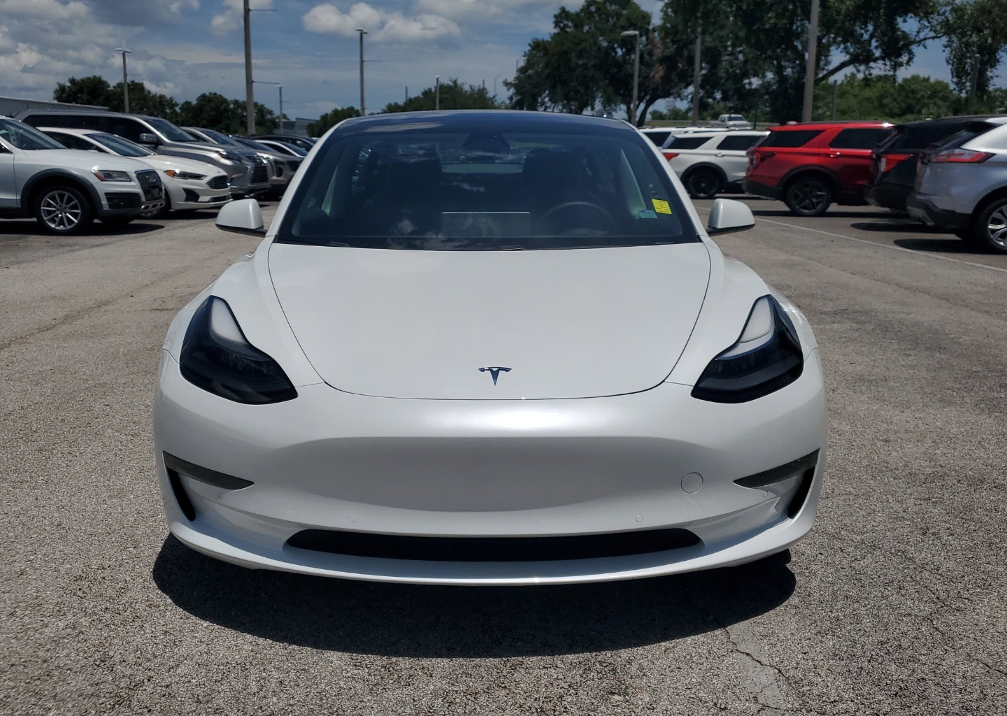 Used 2021 Tesla Model 3 Base with VIN 5YJ3E1EB3MF015453 for sale in Tampa, FL