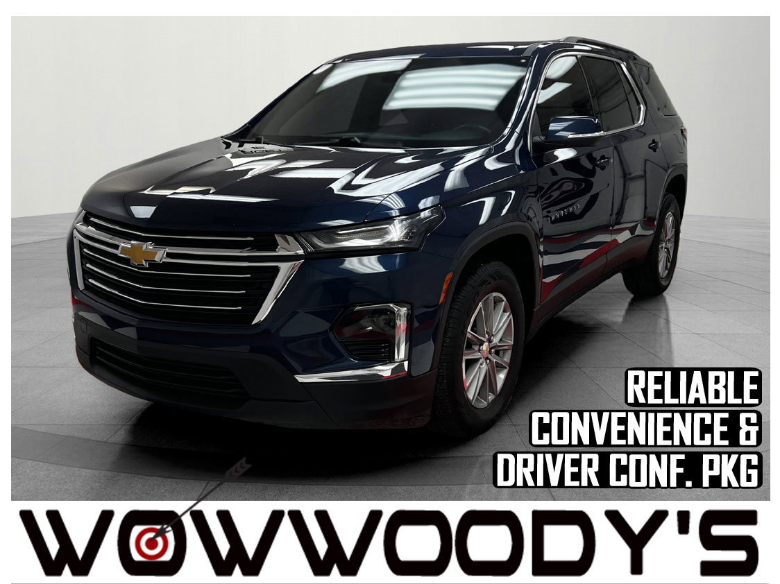 Used 2022 Chevrolet Traverse LT Cloth FWD 3.6L V6 Convenience AND Driver Confidence Package Heated Seats Chevy Safety Assist Third Row Seating