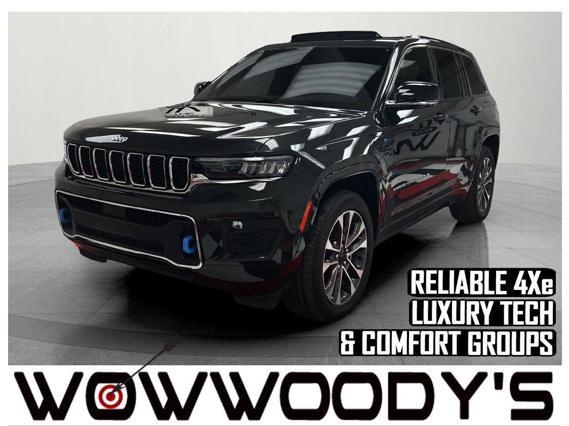 Used 2024 Jeep Grand Cherokee 4XE Overland 4XE 2.0L I4 Turbo Luxury Tech Group IV Leather Heated AND Cooled Massaging Seats Advanced Safety Package