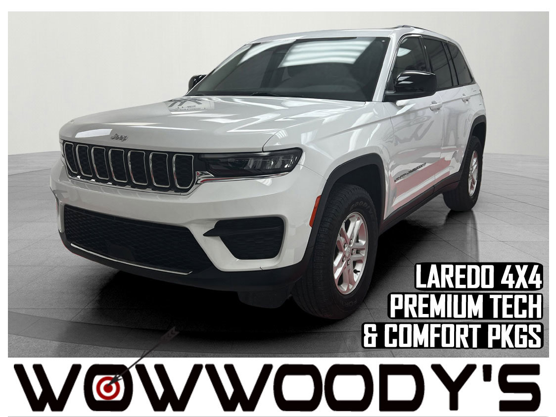 Used 2024 Jeep Grand Cherokee Laredo 4X4 3.6L V6 Uconnect 5 Media Center Backup Camera Advanced Safety Package