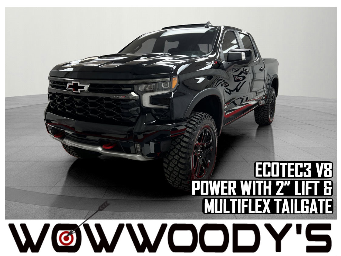 Used 2022 Chevrolet Silverado 1500 ZR2 Crew Cab 4X4 6.2L Ecotec3 V8 Technology Package Sunroof Multiflex Tailgate Bed Liner