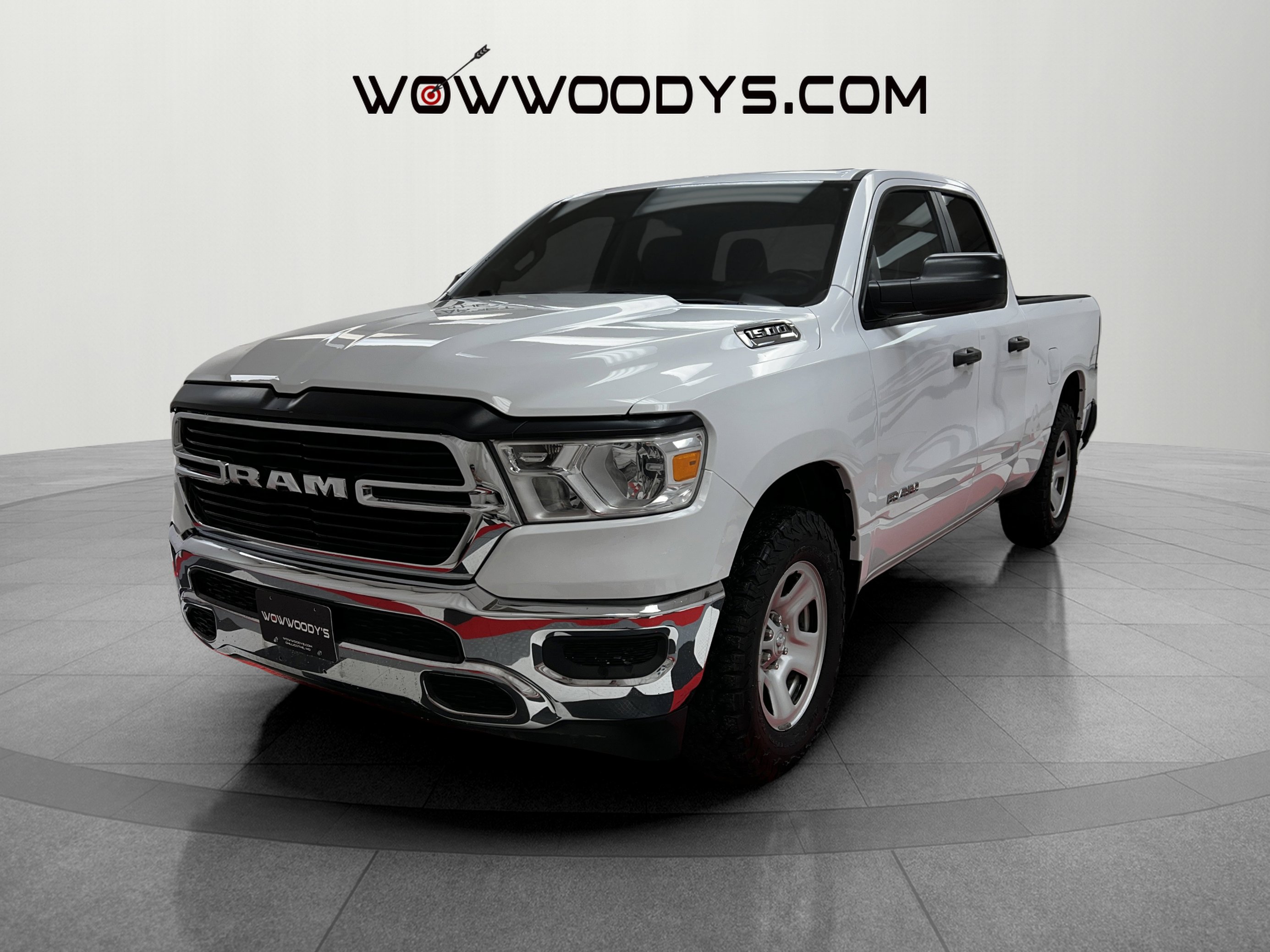 Used 2020 RAM 1500 Tradesman Quad Cab 4X4 3.6L V6 Tradesman Group Class IV Hitch Bed Liner Uconnect3 Media Center