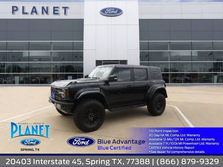 2024 Ford Bronco Raptor 4 Door Advanced 4X4
