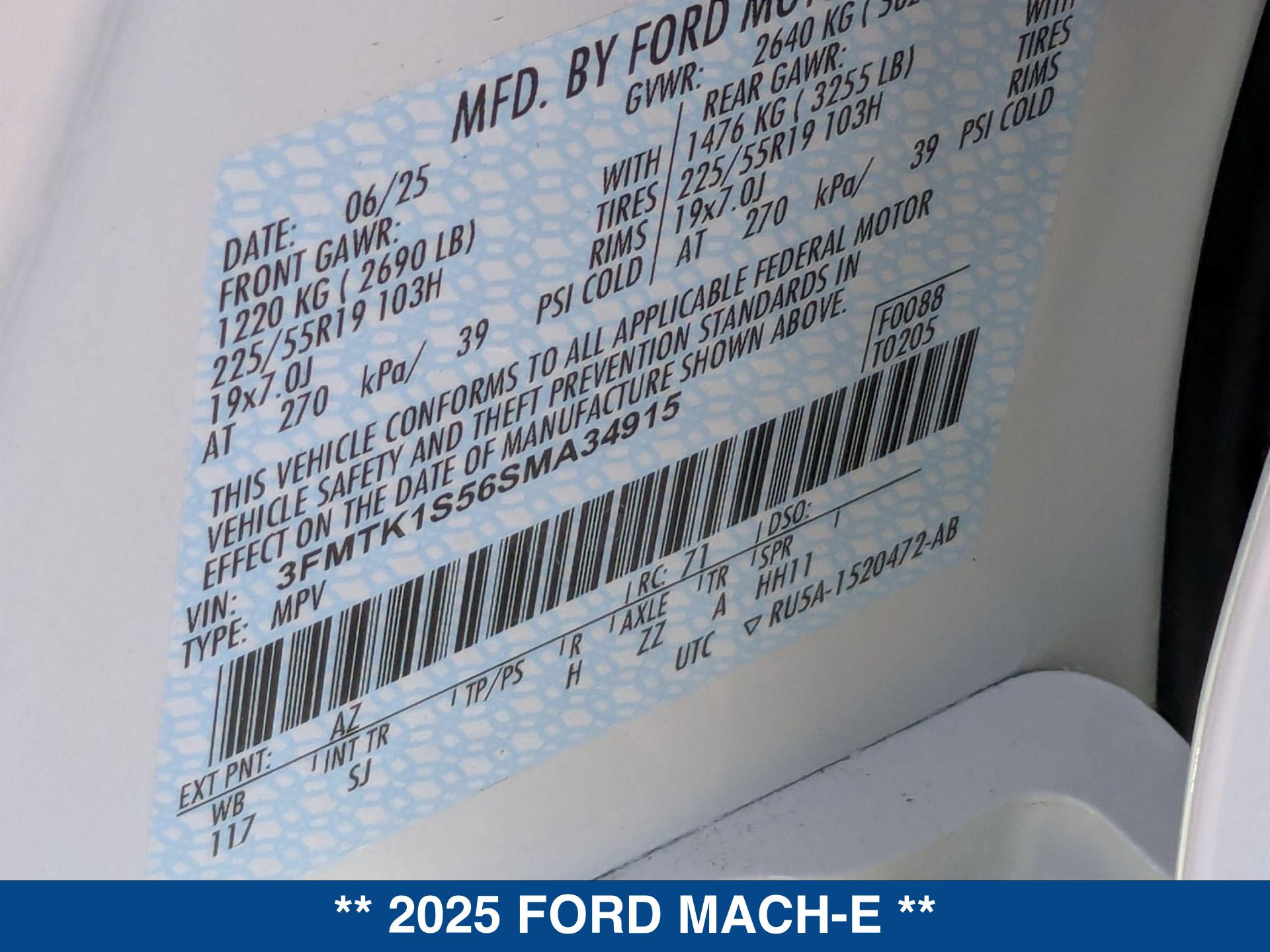 2025 Ford Mustang Mach-E Select photo 22