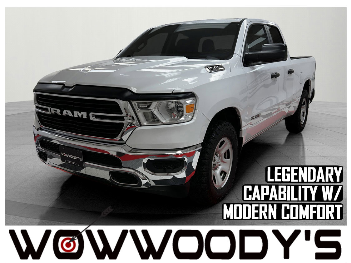 Used 2020 RAM 1500 Tradesman Quad Cab 4X4 3.6L V6 Tradesman Group Class IV Hitch Bed Liner Uconnect3 Media Center