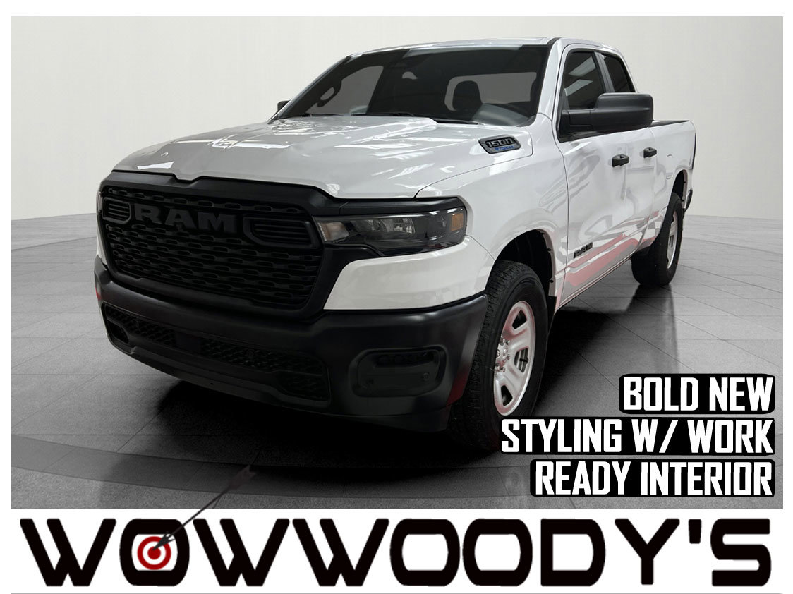 Used 2025 RAM 1500 Tradesman Quad Cab 4X4 3.6L V6 eTorque Tow Package Uconnect5 Media Center Backup Camera Advanced Safety Package
