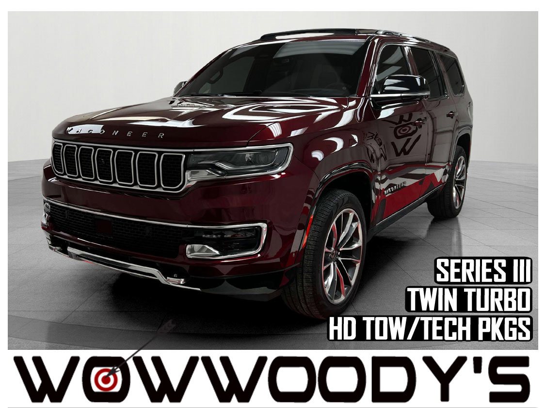 Used 2024 Jeep Wagoneer Series III 4X4 3.0L I6 Hurricane Twin Turbo Premium AND Convenience Group HD Tow Package Third Row Seating